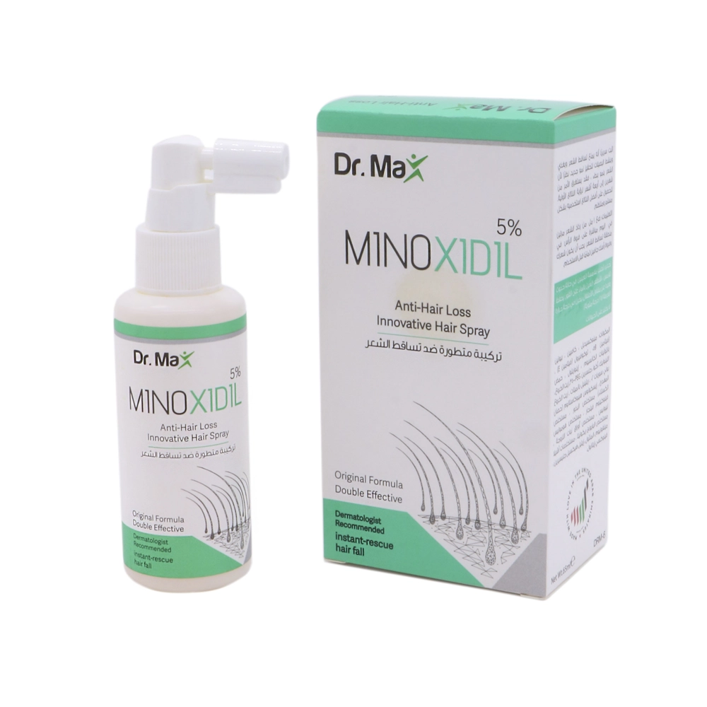اسپری ضد ریزش مینوکسیدیل 5 درصد دکتر مکس