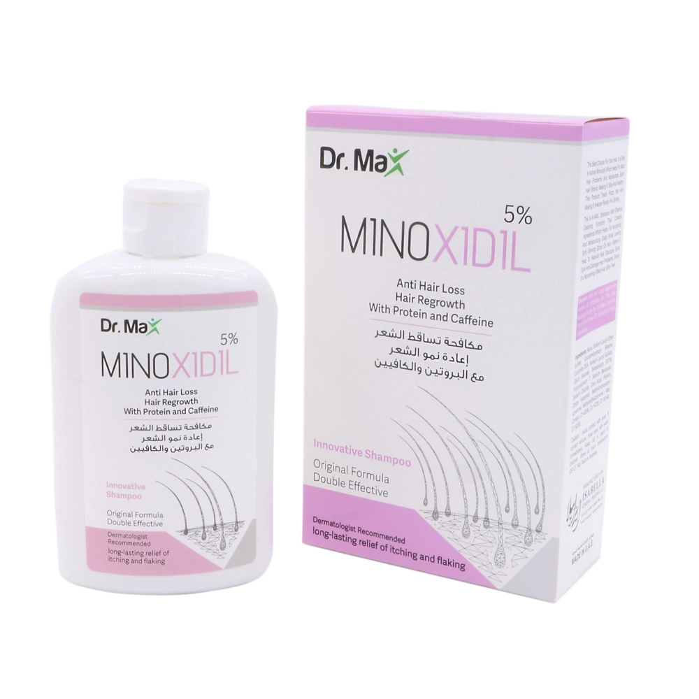 شامپو ضد ریزش مینوکسیدیل 5 درصد دکتر مکس