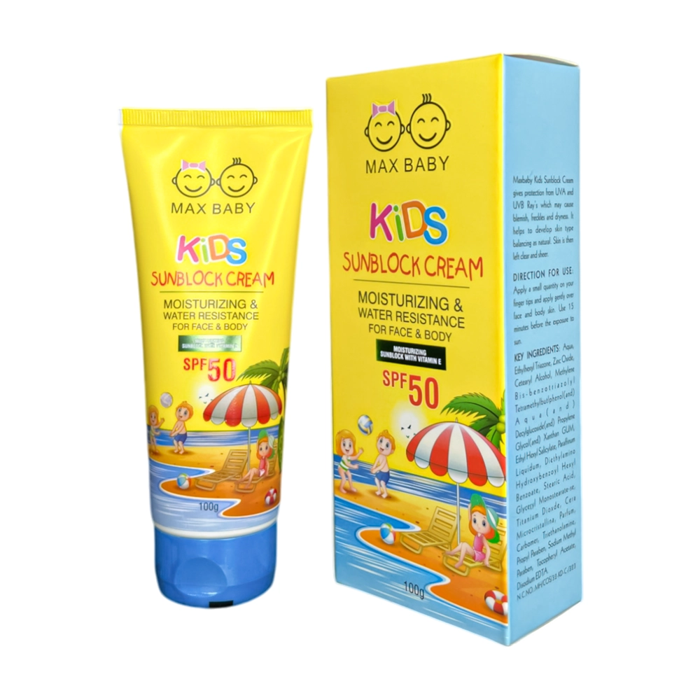 ضد آفتاب کودک SPF50 مکس بیبی