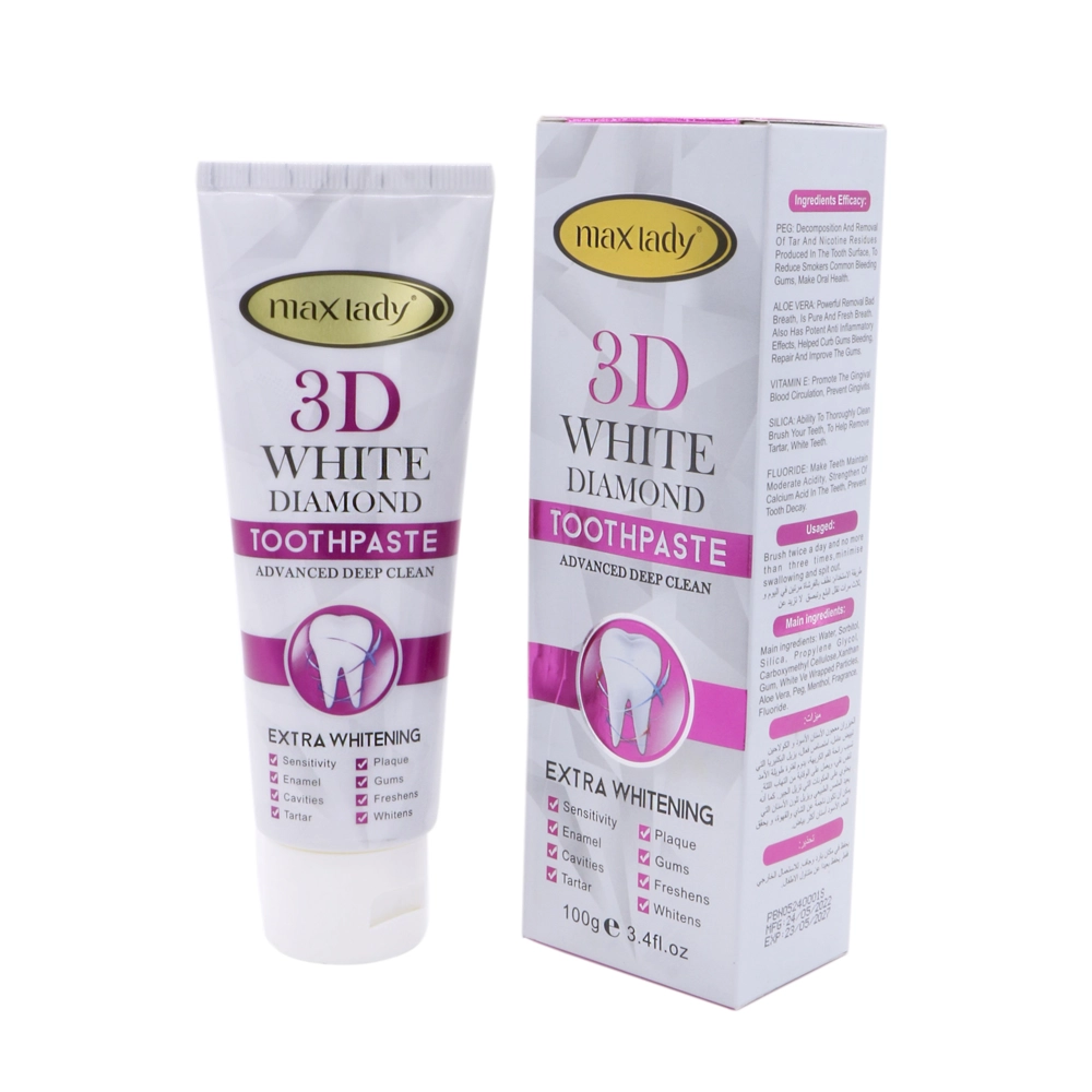 خمیر دندان 3D سفیدکننده مکس لیدی