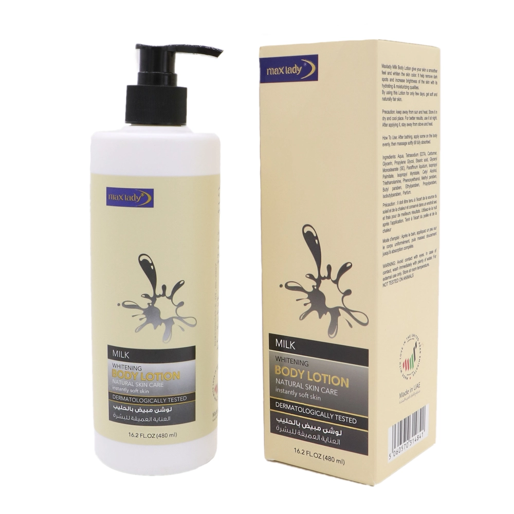 لوسیون سفید کننده مدل شیر مکس لیدی