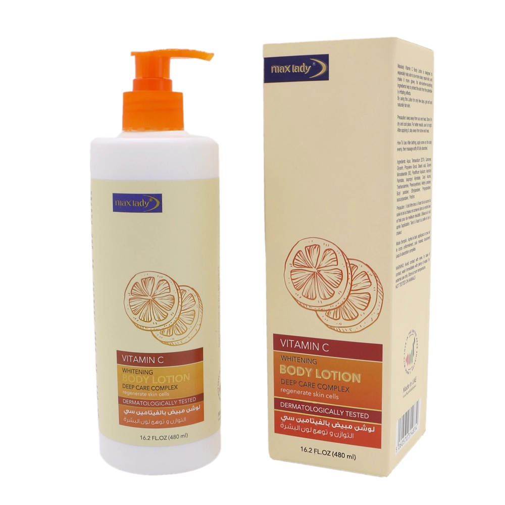 لوسیون سفید کننده مدل ویتامین سی مکس لیدی
