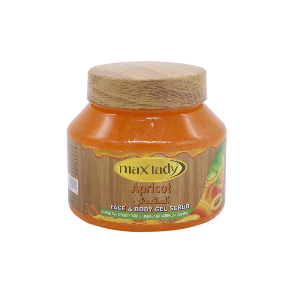 اسکراب صورت و بدن زردآلو مکس لیدی