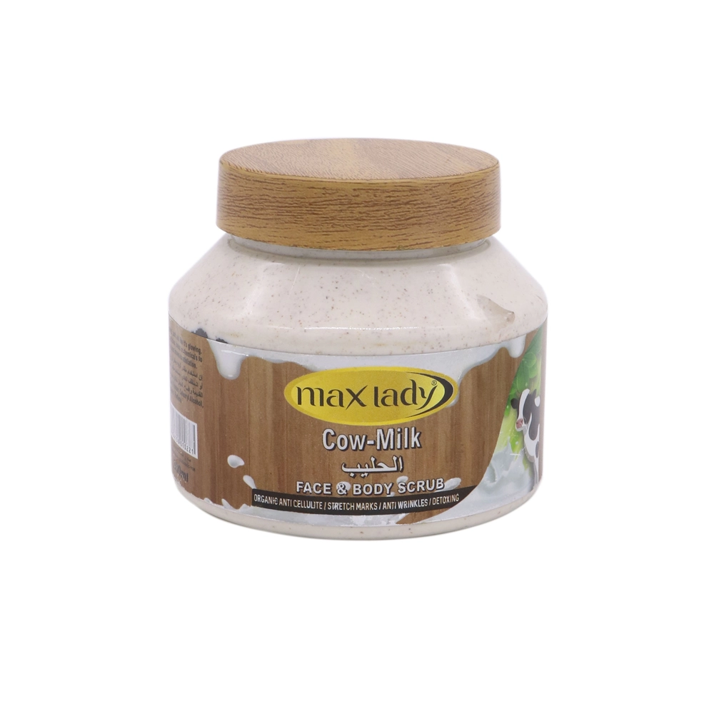 اسکراب صورت و بدن شیر گاو مکس لیدی