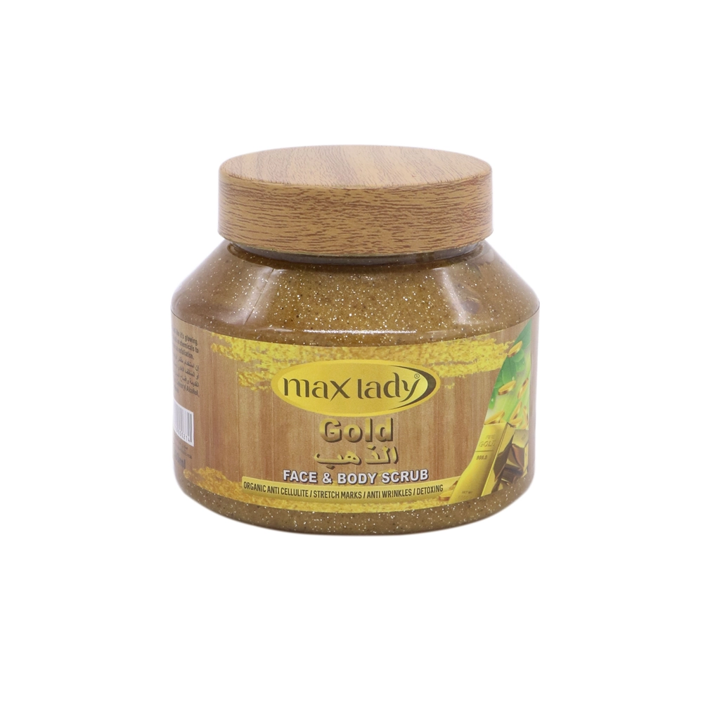 اسکراب صورت و بدن طلا مکس لیدی
