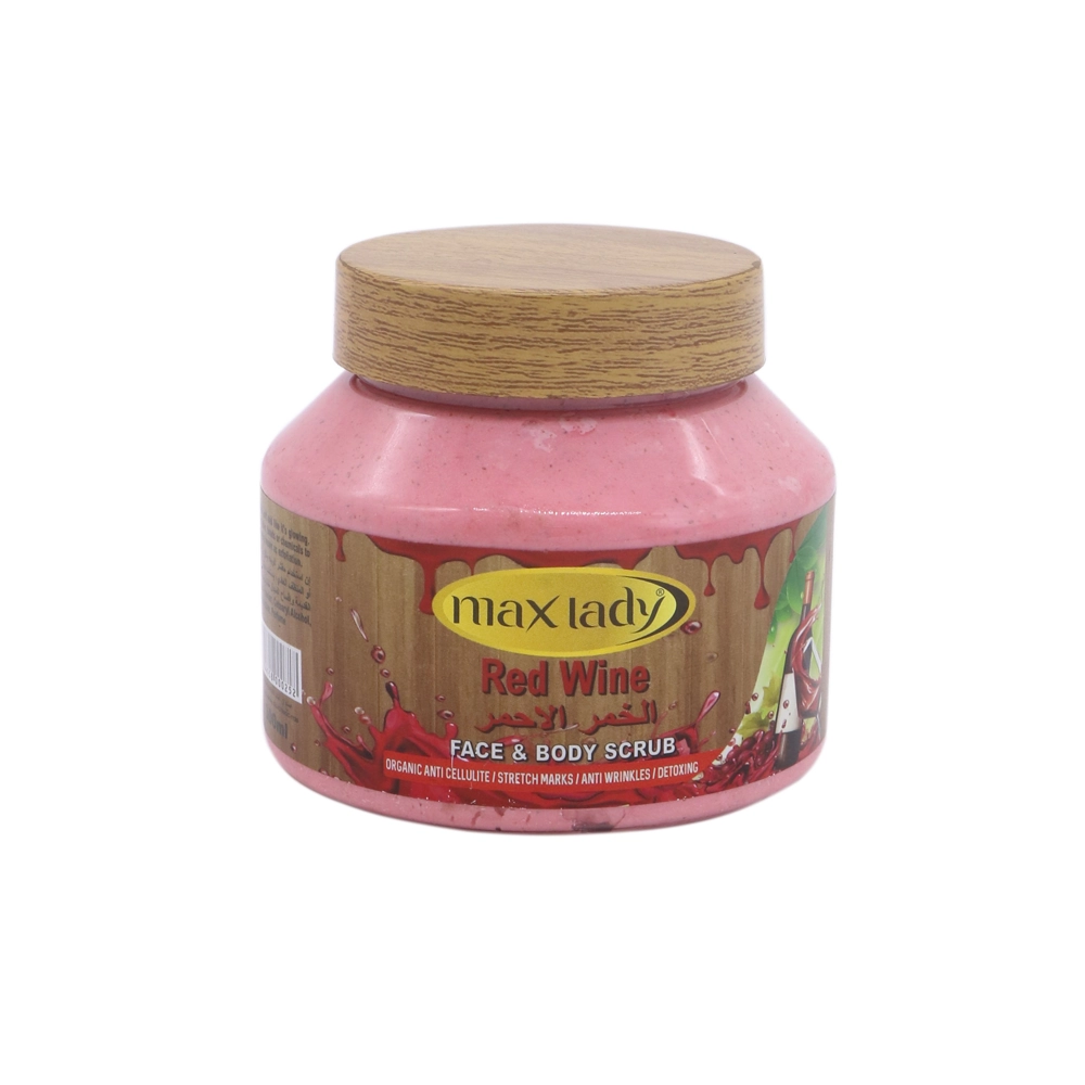 اسکراب صورت و بدن انگور قرمز مکس لیدی