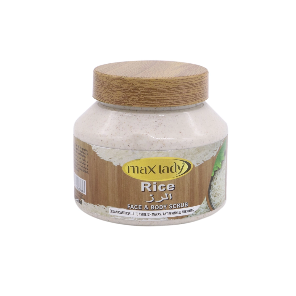 اسکراب صورت و بدن برنج مکس لیدی