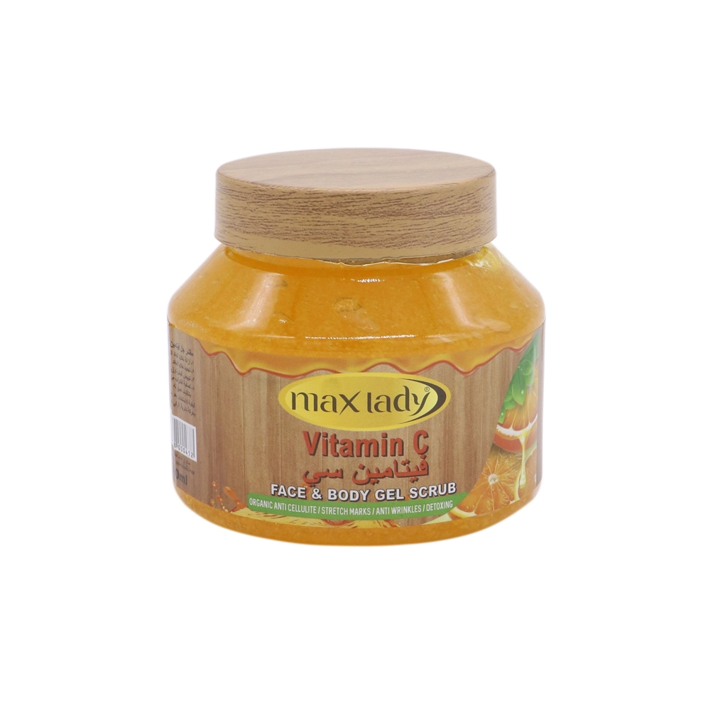 اسکراب صورت و بدن ویتامین سی مکس لیدی