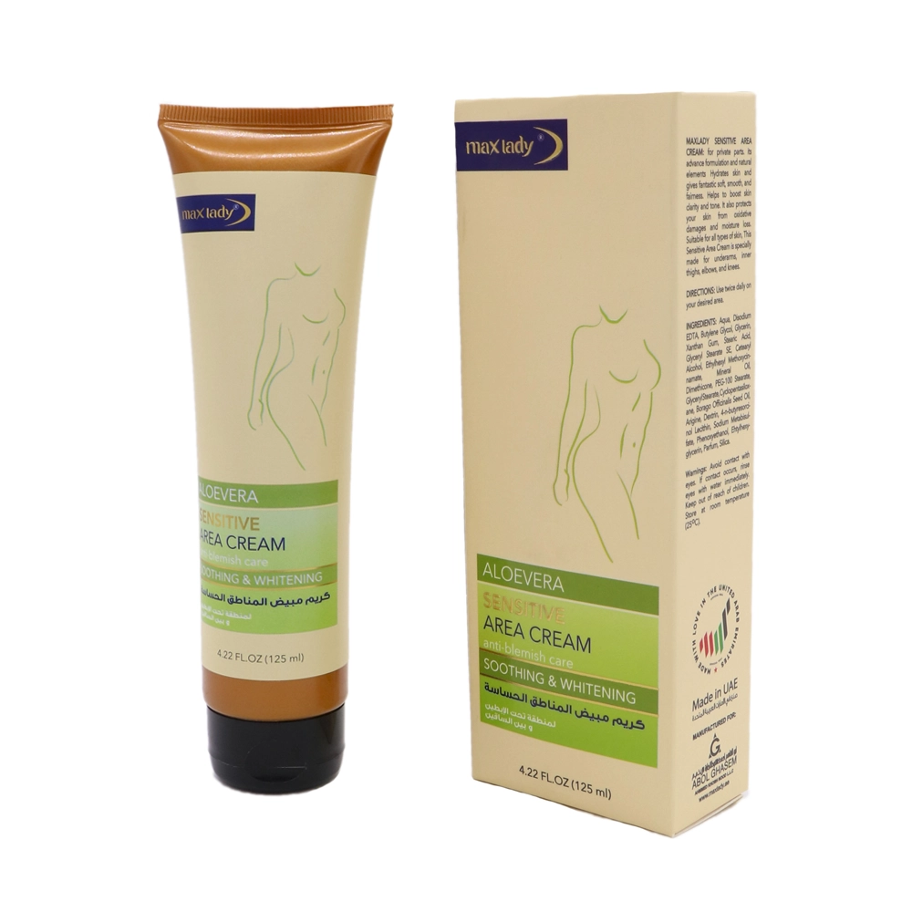 کرم مناطق حساس آلوئه ورا 125میل مکس لیدی