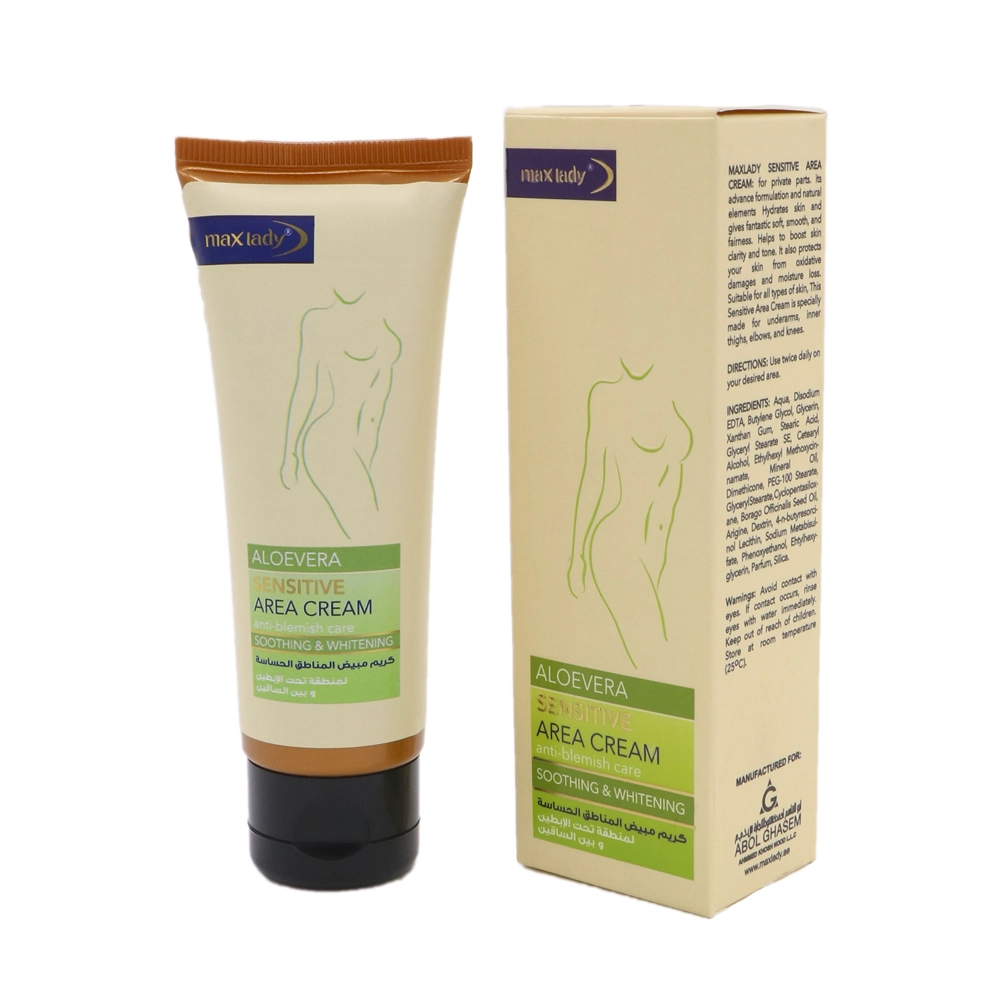 کرم مناطق حساس آلوئه ورا 75میل مکس لیدی